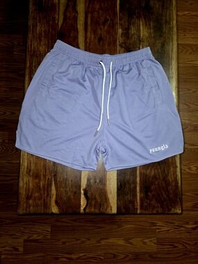 YoungLA Men's Lavender Drawstring Shorts. Size XL